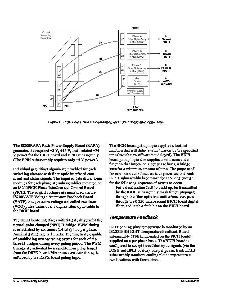 First Page Image of IS200BICH H-Bridge Interface and Control Board Drawings.pdf